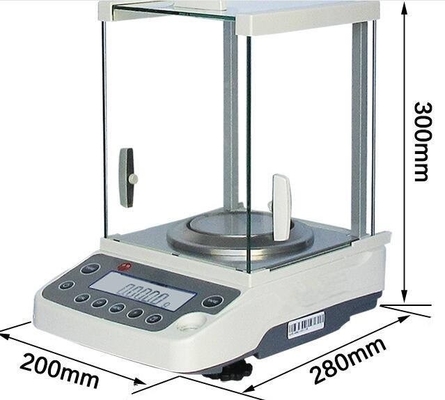 Scala elettronica analitica di Digital 0.1mg della scala dell'equilibrio 220g 0.0001g di precisione del laboratorio