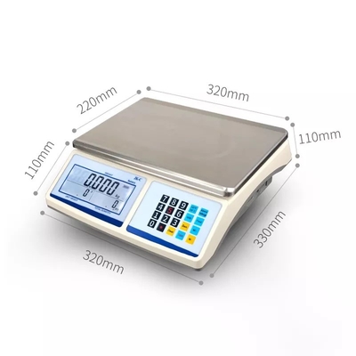Esposizione LCD Digital che conta la bilancia di conteggio industriale elettronica della scala