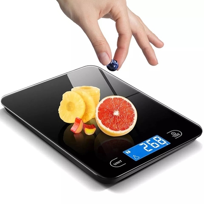 Scala di vetro elettronica di superficie di vetro impermeabile della cucina di Digital con esposizione LCD